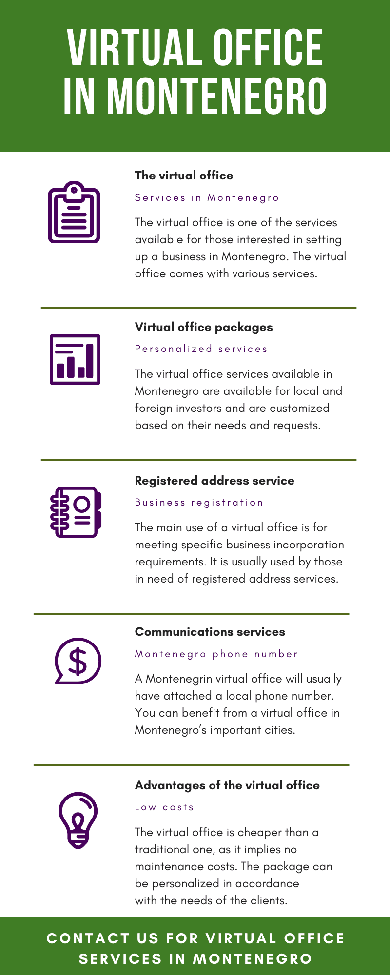 Virtual Office in Montenegro